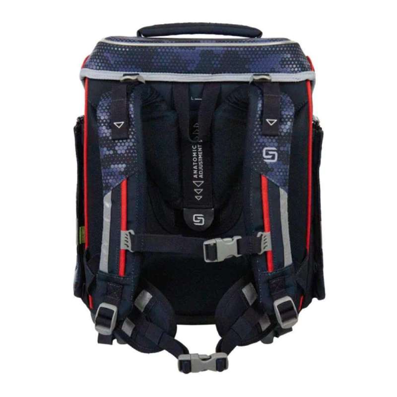 SCHNEIDERS Schulranzen 9 tlg Set ERGOLITE - Dusk Force Rückansicht