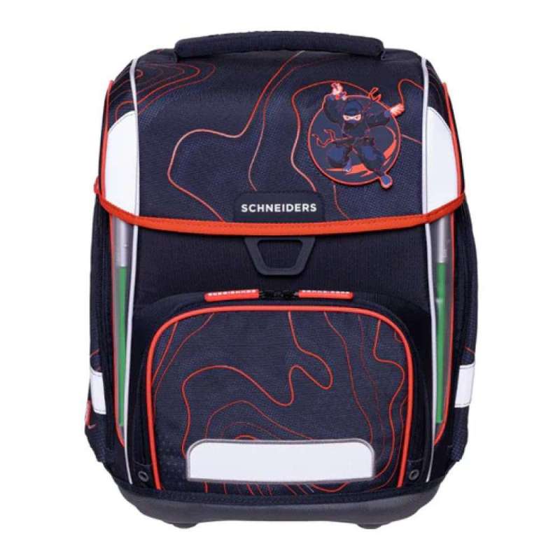 SCHNEIDERS Schulranzen 9 tlg Set ERGOLITE - Ninja Front