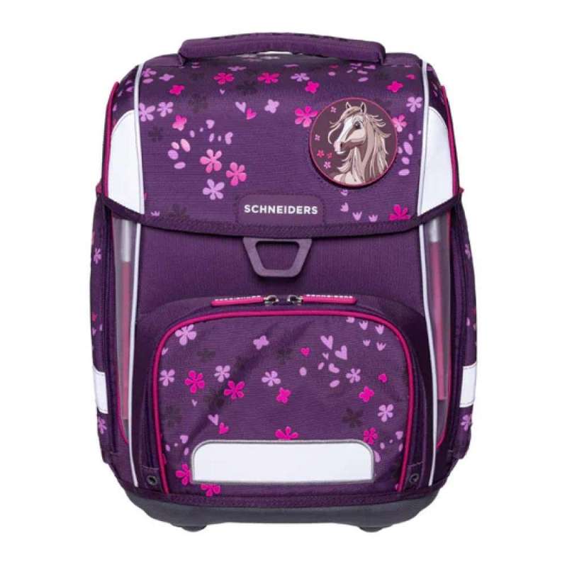 SCHNEIDERS Schulranzen 9 tlg Set ERGOLITE - Berry Blossom Front