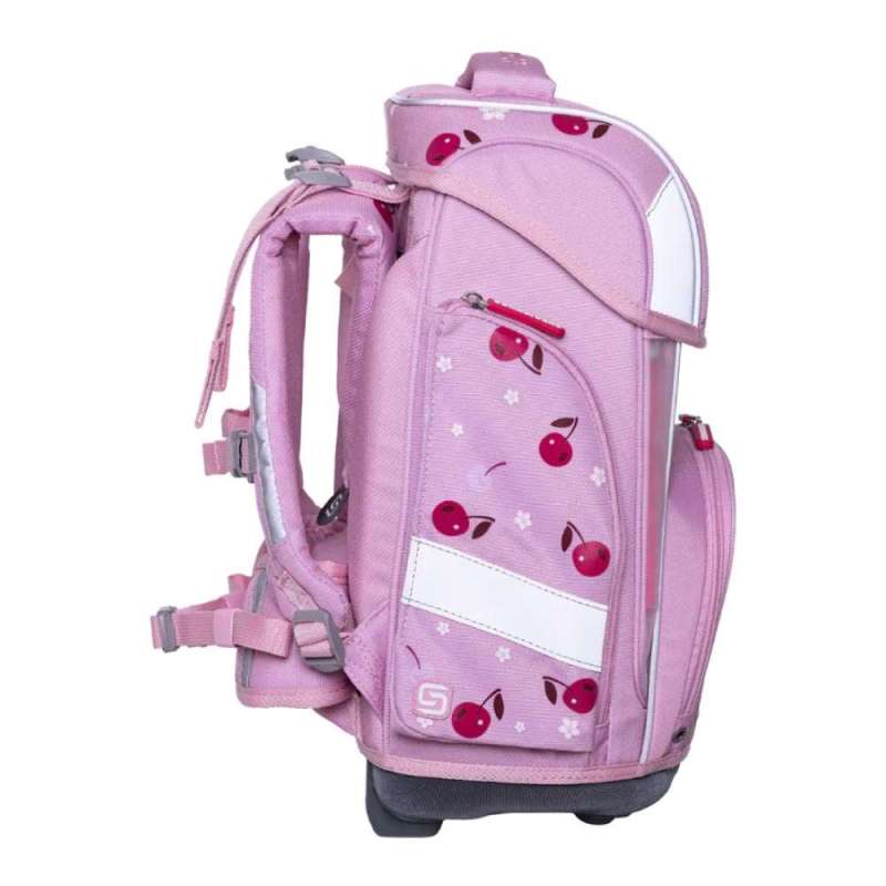 SCHNEIDERS Schulranzen 9 tlg Set ERGOLITE - Cherry Pop rechte Seite