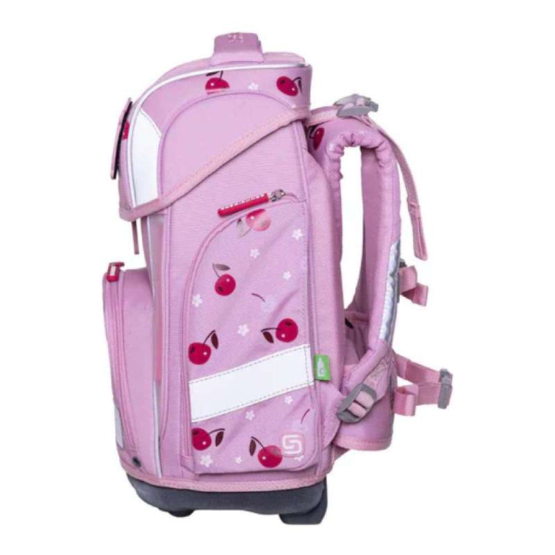 SCHNEIDERS Schulranzen 9 tlg Set ERGOLITE - Cherry Pop linke Seite