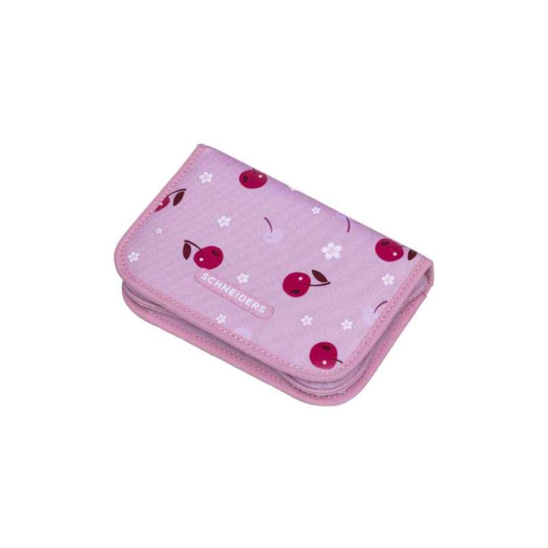 SCHNEIDERS Schulranzen 9 tlg Set ERGOLITE - Cherry Pop seitlich Etui