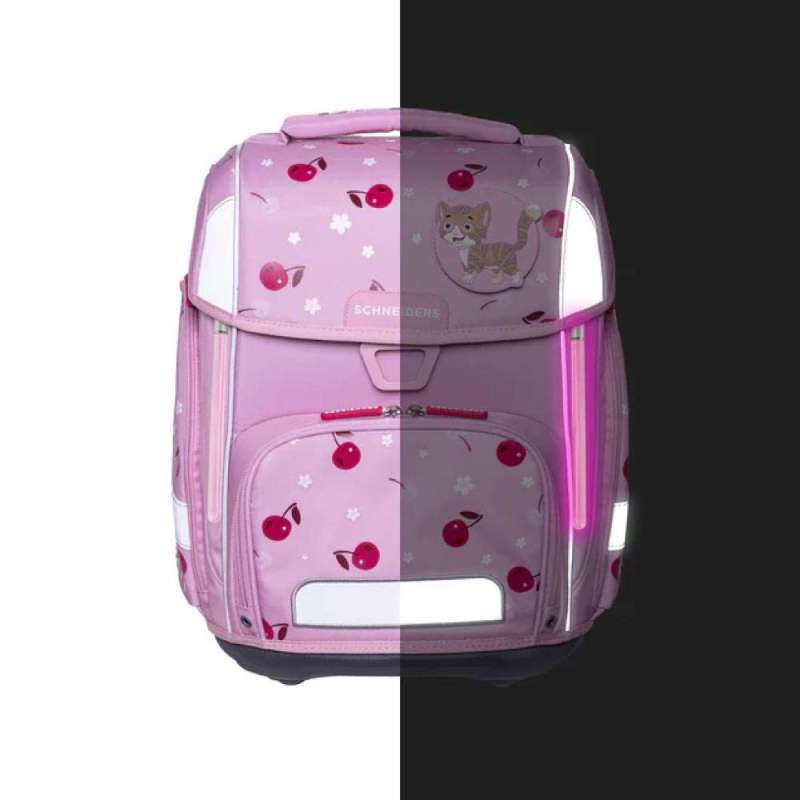 SCHNEIDERS Schulranzen 9 tlg Set ERGOLITE - Cherry Pop reflektierend