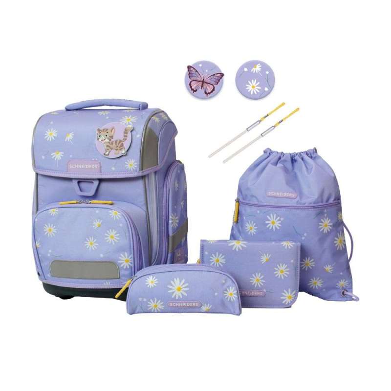 SCHNEIDERS Schulranzen 9 tlg Set ERGOLITE - Daisy