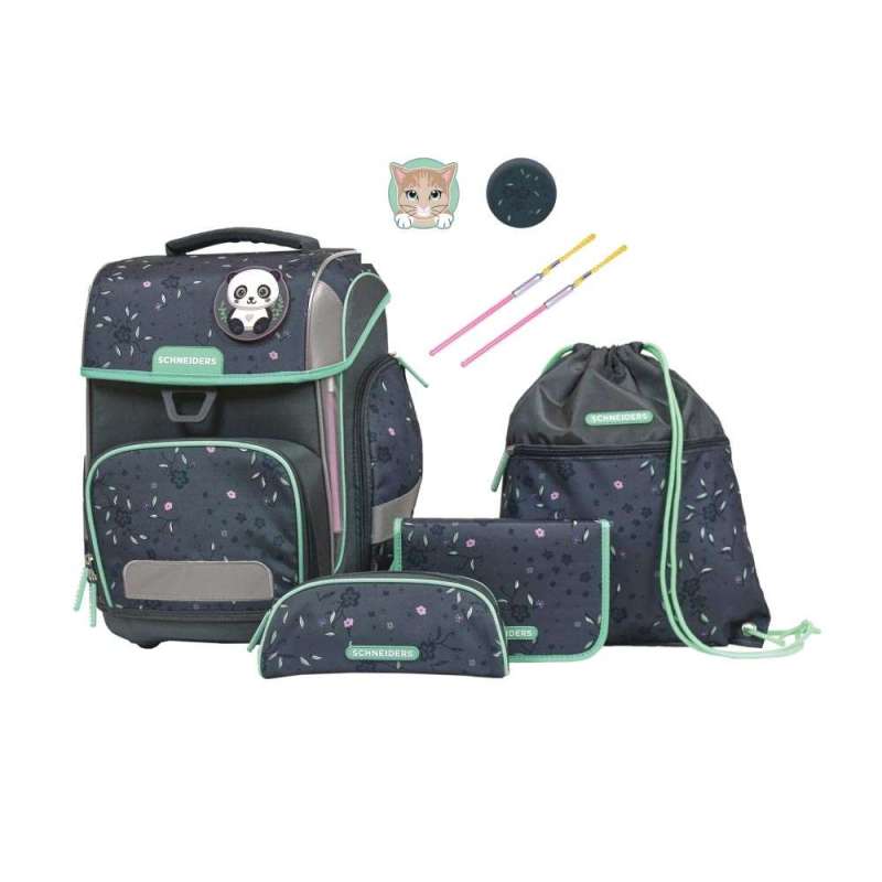 SCHNEIDERS Schulranzen 9 tlg Set ERGOLITE - Mint Meadow
