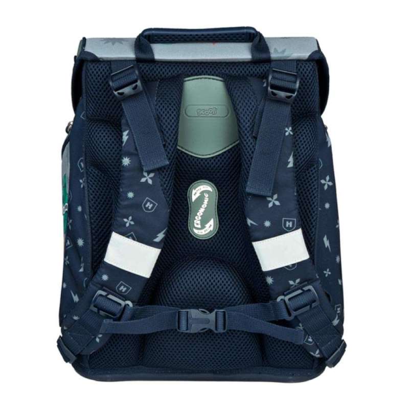 SCOOLI Schulranzen Set EasyFit 5 tlg - Harry Potter Rückansicht