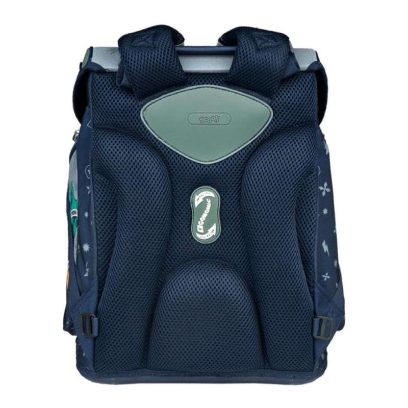 SCOOLI Schulranzen Set EasyFit 5 tlg - Harry Potter Rückansicht Tragegurte oben
