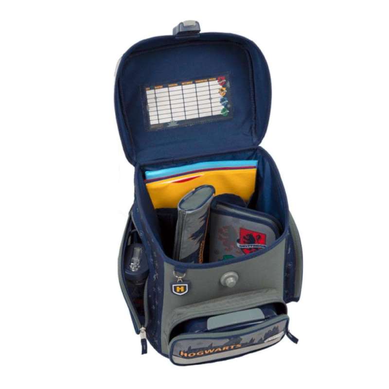 SCOOLI Schulranzen Set EasyFit 5 tlg - Harry Potter offen gefüllt