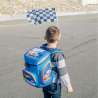 SCOOLI Schulranzen Set EasyFit 5 tlg - Hot Wheels Kind mit Schulranzen Rückansicht