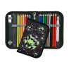 SCOOLI Schulranzen Set EasyFit 5 tlg - Glow Edition Space Robot Schüleretui geschlossen und offen