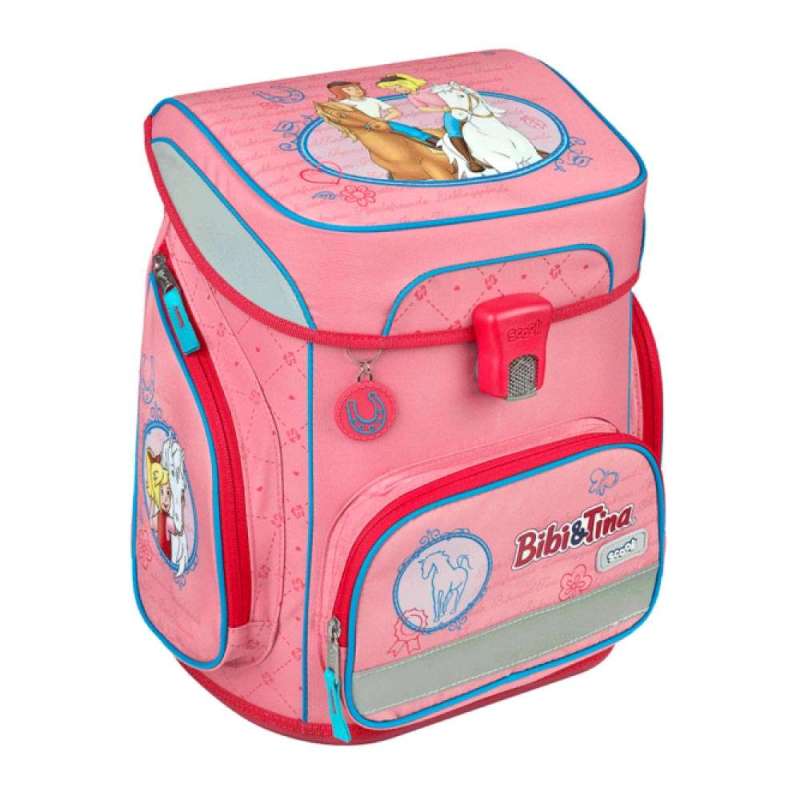 SCOOLI Schulranzen Set EasyFit 5 tlg - Bibi & Tina seitliche Front
