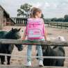 SCOOLI Schulranzen Set EasyFit 5 tlg - Bibi & Tina Kind mit Schulranzen sitzend mit Ponys