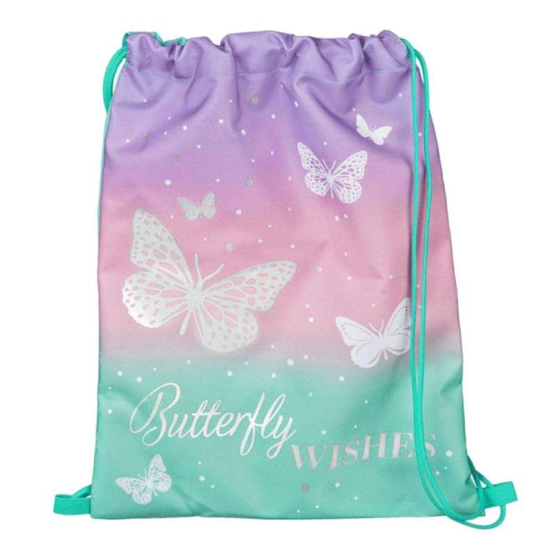 SCOOLI Schulranzen Set EasyFit 5 tlg - Butterfly Wishes Sporttasche