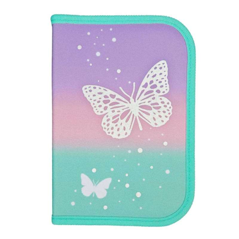 SCOOLI Schulranzen Set EasyFit 5 tlg - Butterfly Wishes Schüleretui Front