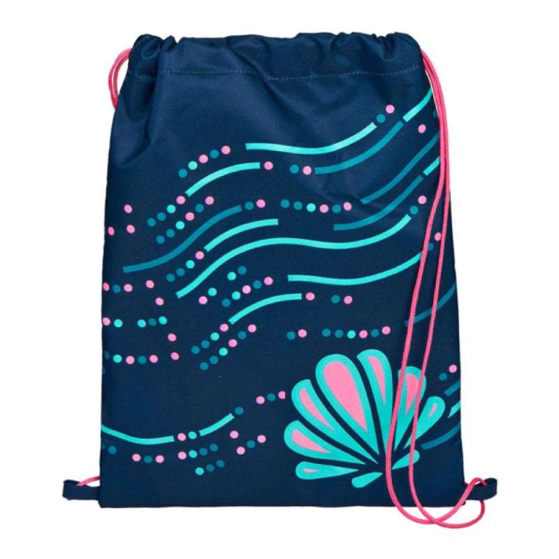 SCOOLI Schulranzen Set EasyFit 5 tlg - Dotty Dolphin Sporttasche