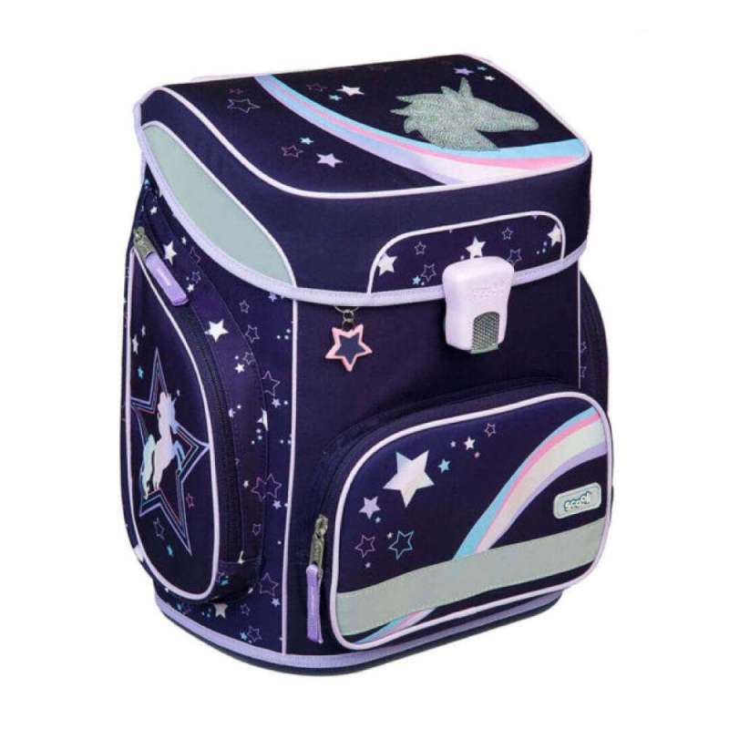 SCOOLI Schulranzen Set EasyFit 5 tlg - Dreamland  seitliche Front