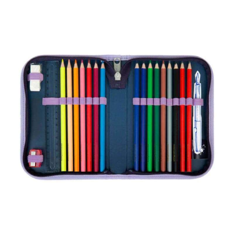 SCOOLI Schulranzen Set EasyFit 5 tlg - Dreamland  Schüleretui offen