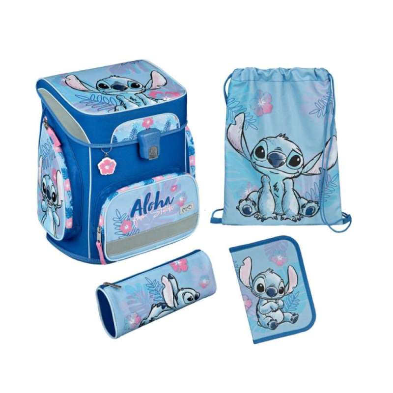 SCOOLI Schulranzen Set EasyFit 5 tlg - Lilo & Stitch