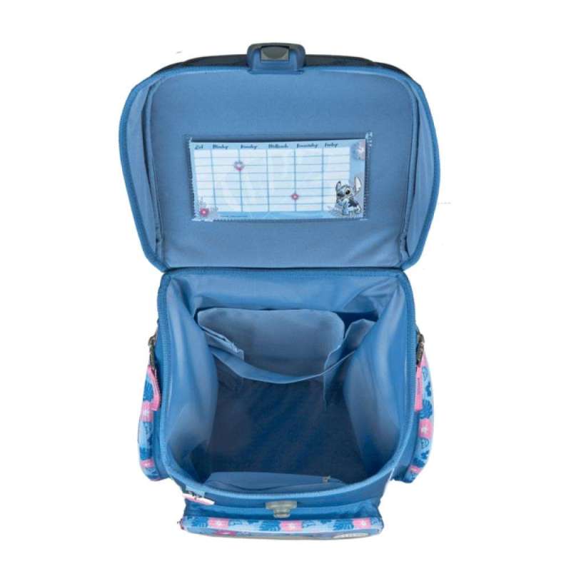 SCOOLI Schulranzen Set EasyFit 5 tlg - Lilo & Stitch offen Front