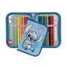 SCOOLI Schulranzen Set EasyFit 5 tlg - Lilo & Stitch Schüleretui offen & geschlossen