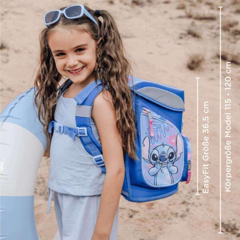 SCOOLI Schulranzen Set EasyFit 5 tlg - Lilo & Stitch Maßangaben