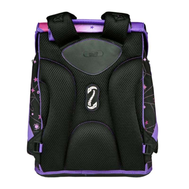 SCOOLI Schulranzen Set EasyFit 5 tlg - Monster High Rückansicht mit Tragegurte oben