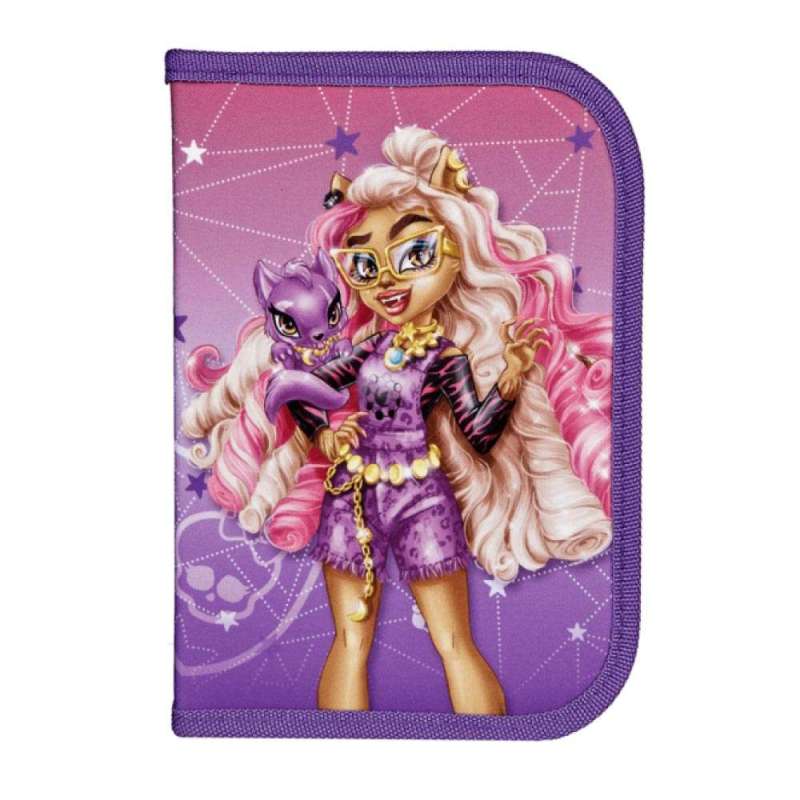 SCOOLI Schulranzen Set EasyFit 5 tlg - Monster High Schüleretui Front
