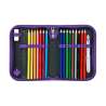 SCOOLI Schulranzen Set EasyFit 5 tlg - Monster High Schüleretui offen