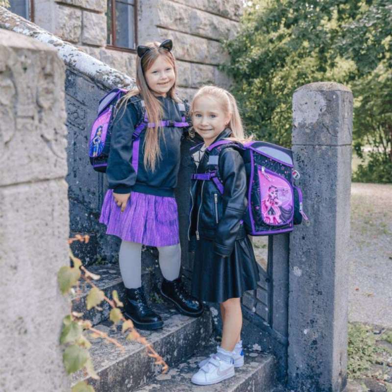 SCOOLI Schulranzen Set EasyFit 5 tlg - Monster High Kinder mit Schulranzen