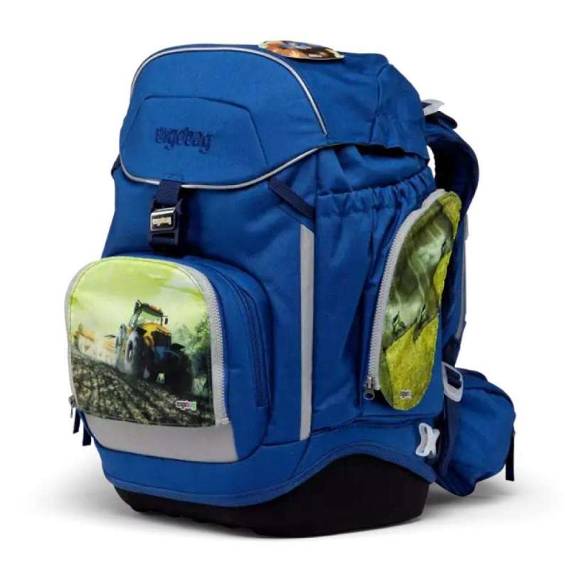 ERGOBAG Zippies - Farm Machines an Schulranzen seitlich