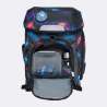 BECKMANN Schulranzen Set AIR PLUS 6 tlg - Ninja Elements Fronttasche offen