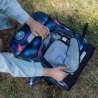 BECKMANN Schulranzen Set AIR PLUS 6 tlg - Ninja Elements Schüleretui Kind mit Schulranzen