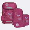BECKMANN Schulranzen Set AIR PLUS 6 tlg - Cherry