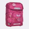 BECKMANN Schulranzen Set AIR PLUS 6 tlg - Cherry seitliche Front
