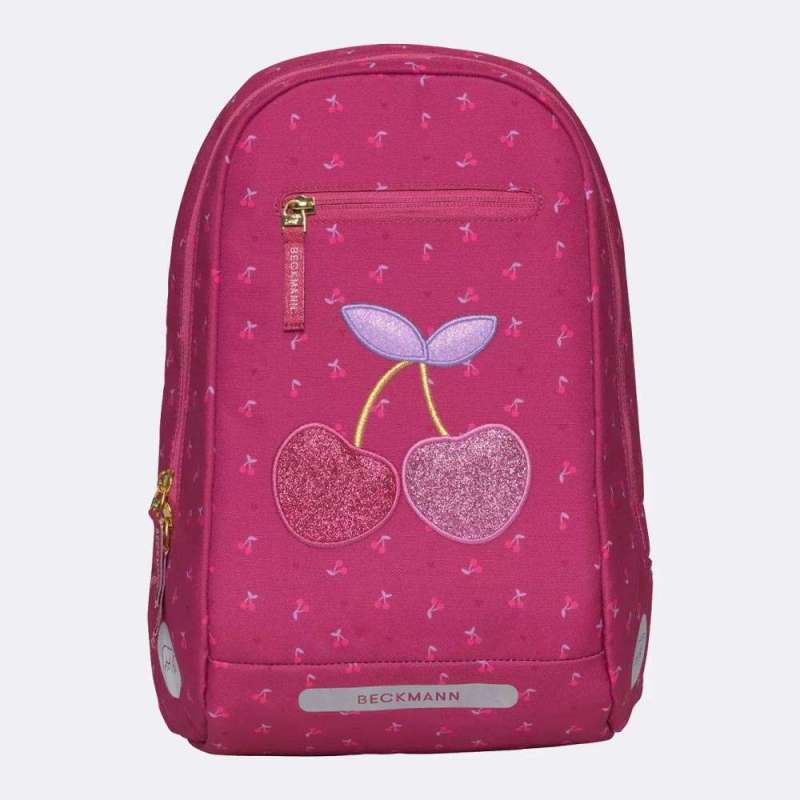BECKMANN Schulranzen Set AIR PLUS 6 tlg - Cherry Sporttasche Front