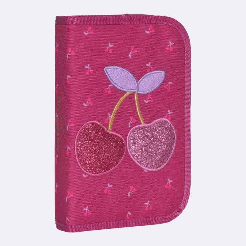 BECKMANN Schulranzen Set AIR PLUS 6 tlg - Cherry Schüleretui Front