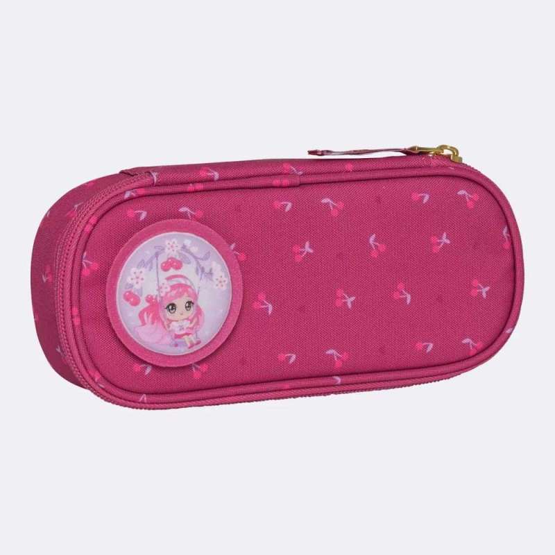 BECKMANN Schulranzen Set AIR PLUS 6 tlg - Cherry Federmäppchen