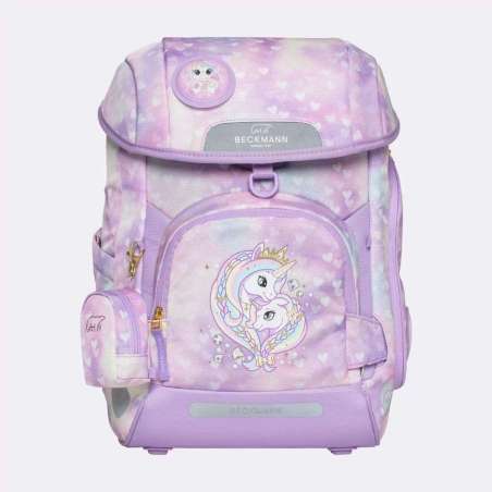 BECKMANN Schulranzen Set AIR PLUS 6 tlg - Princess Purple Front