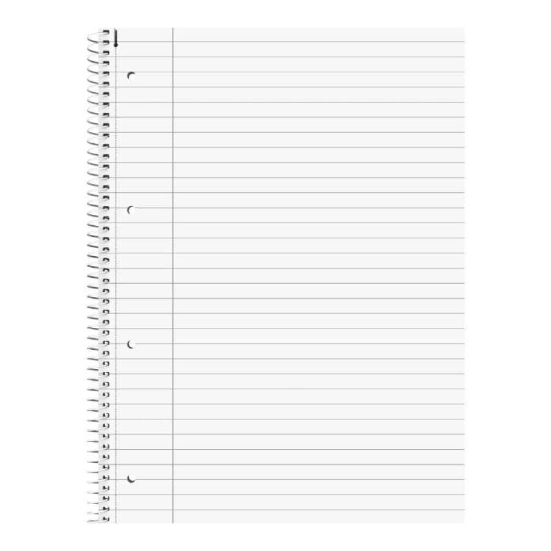 BRUNNEN Collegeblock Premium Student - A4, Lineatur 21, 80 Blatt, blau - innen