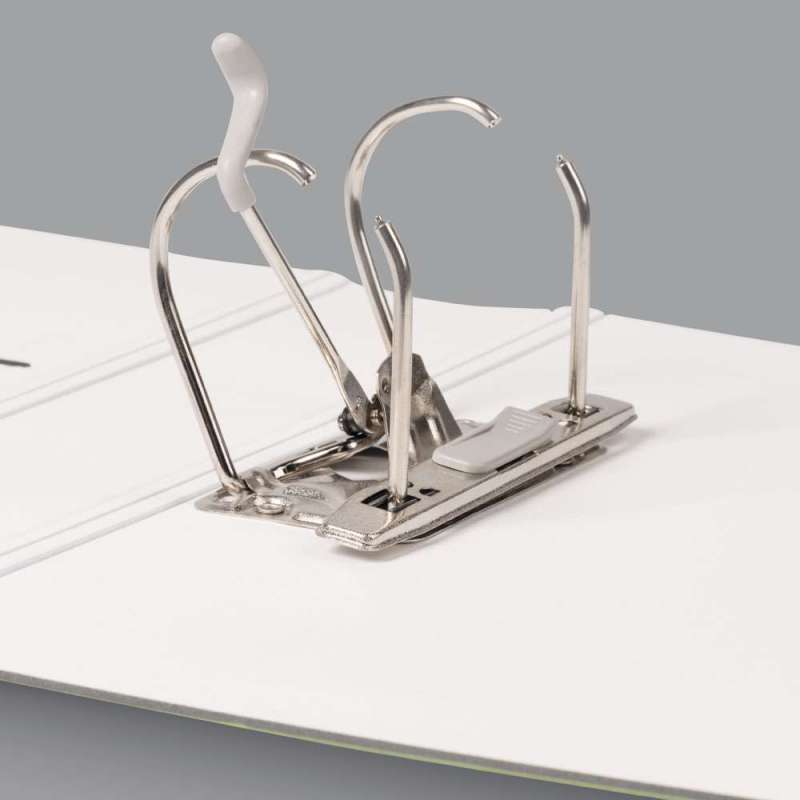 BRUNNEN WAVE Ordner 7cm breit weiß Ringe