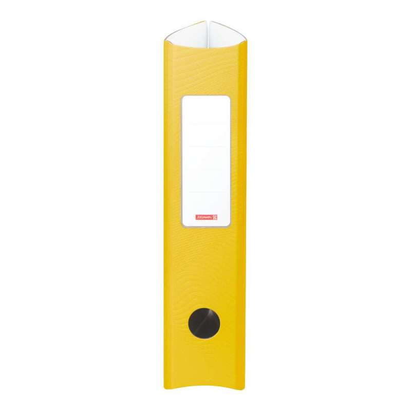BRUNNEN WAVE Ordner 7cm breit gelb seitlich