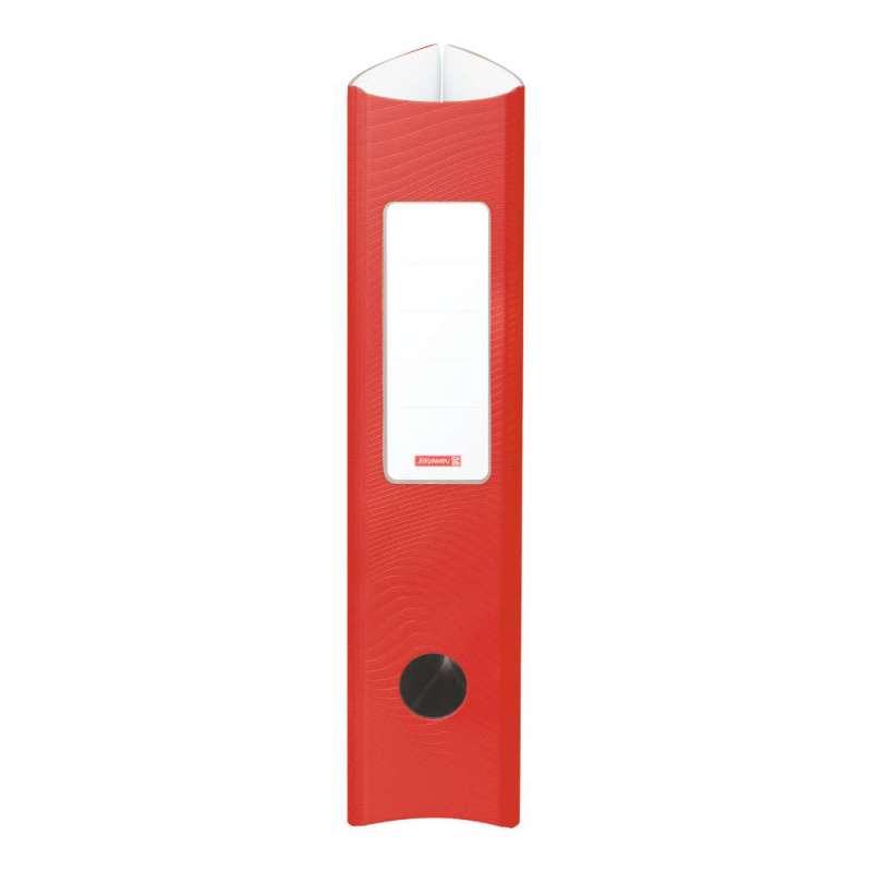 BRUNNEN WAVE Ordner 7cm breit rot seitlich
