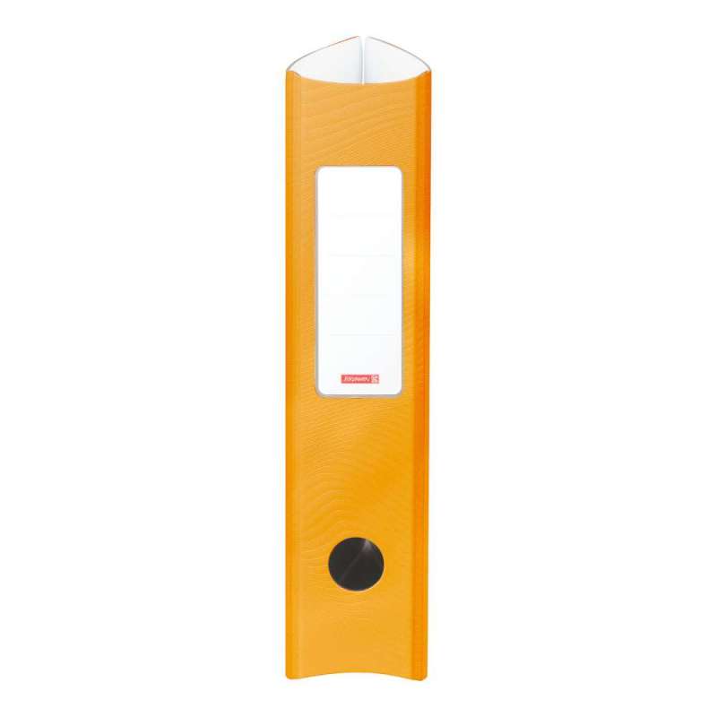 BRUNNEN WAVE Ordner 7cm breit orange seitlich