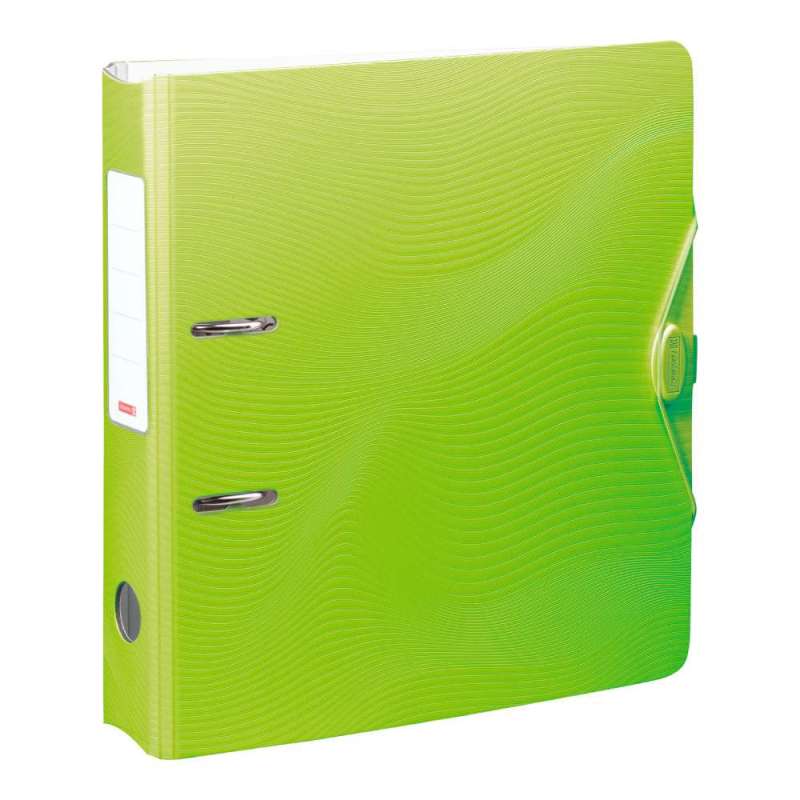 BRUNNEN WAVE Ordner 7cm breit kiwi Vorderseite