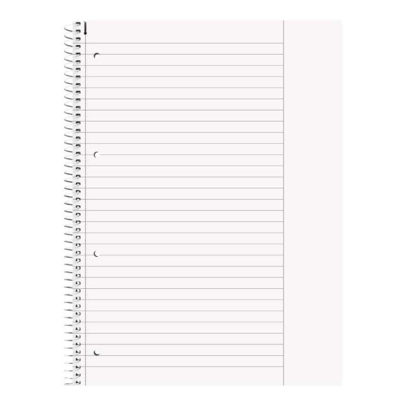 Collegeblock Premium Student | A4, Lineatur 25, 80 Blatt, blau - innen