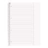 Collegeblock Premium Student | A4, Lineatur 25, 80 Blatt, blau - innen
