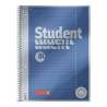 Collegeblock Premium Student | A4, Lineatur 25, 80 Blatt, blau - Front