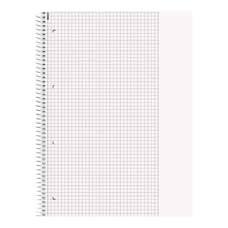 Collegeblock Premium Student | A4, Lineatur 26, 80 Blatt, anthrazit - innen