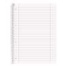Collegeblock Premium Student „DUO“ | A4, kariert/liniert, 80 Blatt, petrol - innen liniert