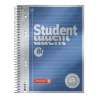 Collegeblock Premium Student | A5, Lineatur 4, 80 Blatt, blau - Front